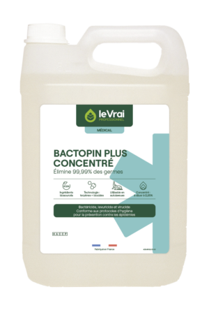 [2193] AP - LE VRAI BACTOPIN PLUS 3812 - Désinfectant surfaces virucide concentré / 5L