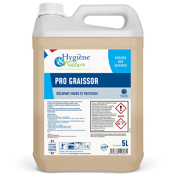 Pro Graissor - Décapant graisses cuites / 5L