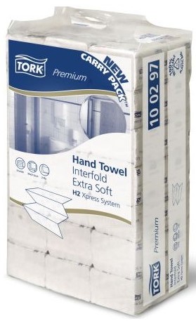 AP - Essuie-mains pliés Tork H2 Premium 100297 / CT 2100F