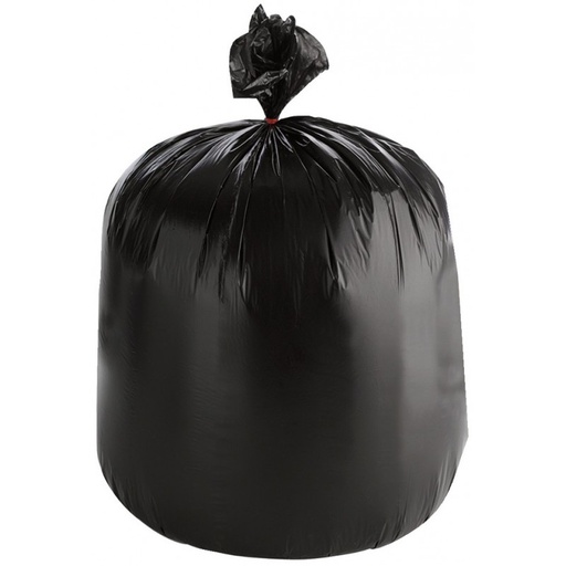 Sacs poubelles noir 30L PEHD corbeille 10µ / CT 1000