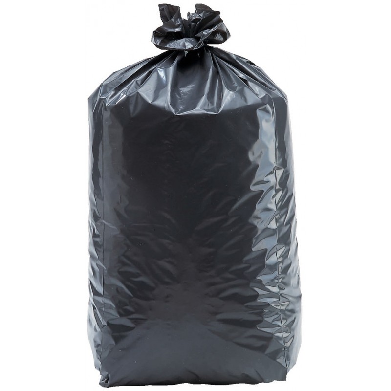 Sacs poubelles noir renforces 130L BD SPR / SPX 45µ  CT 100 ♻