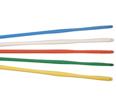 [3270] Manche alimentaire monobloc couleur 135cm (Bleu)