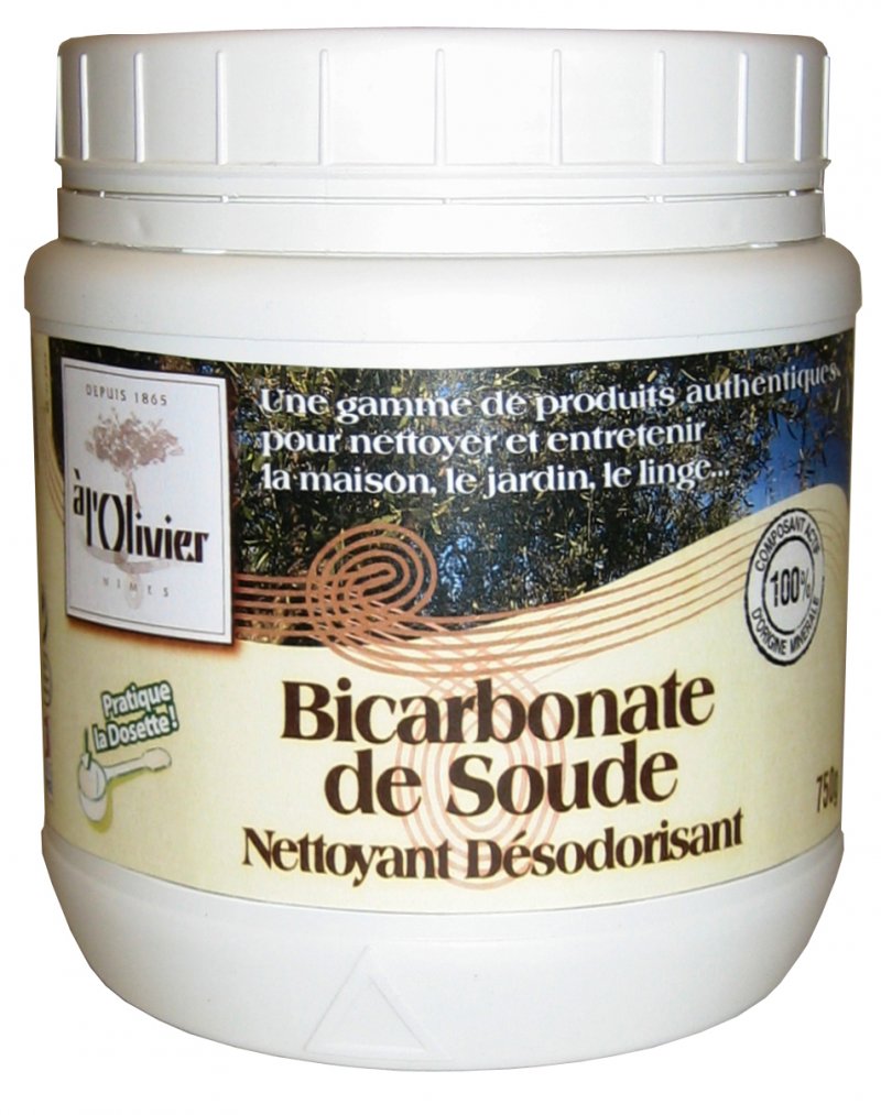 [8213] A L'OLIVIER. Bicarbonate de soude / boite de 750g