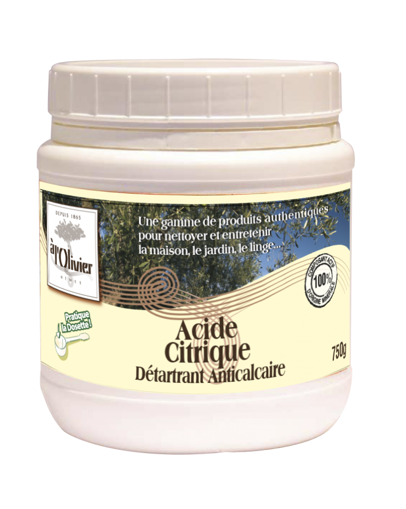 [8216] A L'OLIVIER. Acide Citrique en poudre / boite 750g