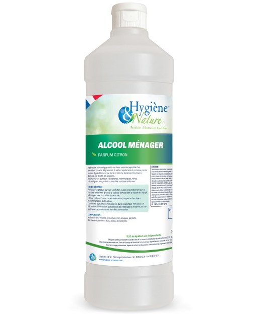[1021] Alcool ménager citron ECOCERT / 1L