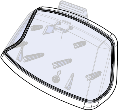 [NU_913837] Numatic couvercle d'aspiration pour 244NX