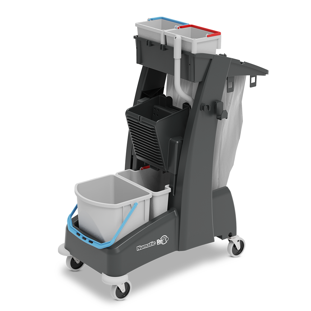 [1380] Numatic chariot de ménage à presse - MM4T