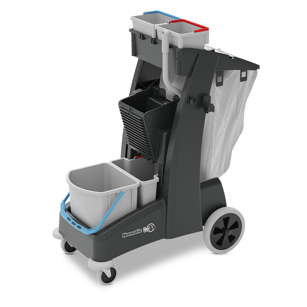 Numatic chariot de ménage Multi-Matic grandes roues - MM4T