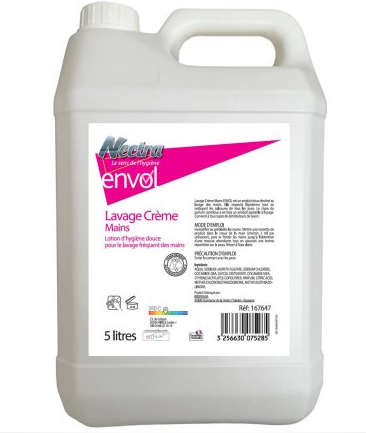 Crème lavante mains, corps et cheveux ENVOL / 5L