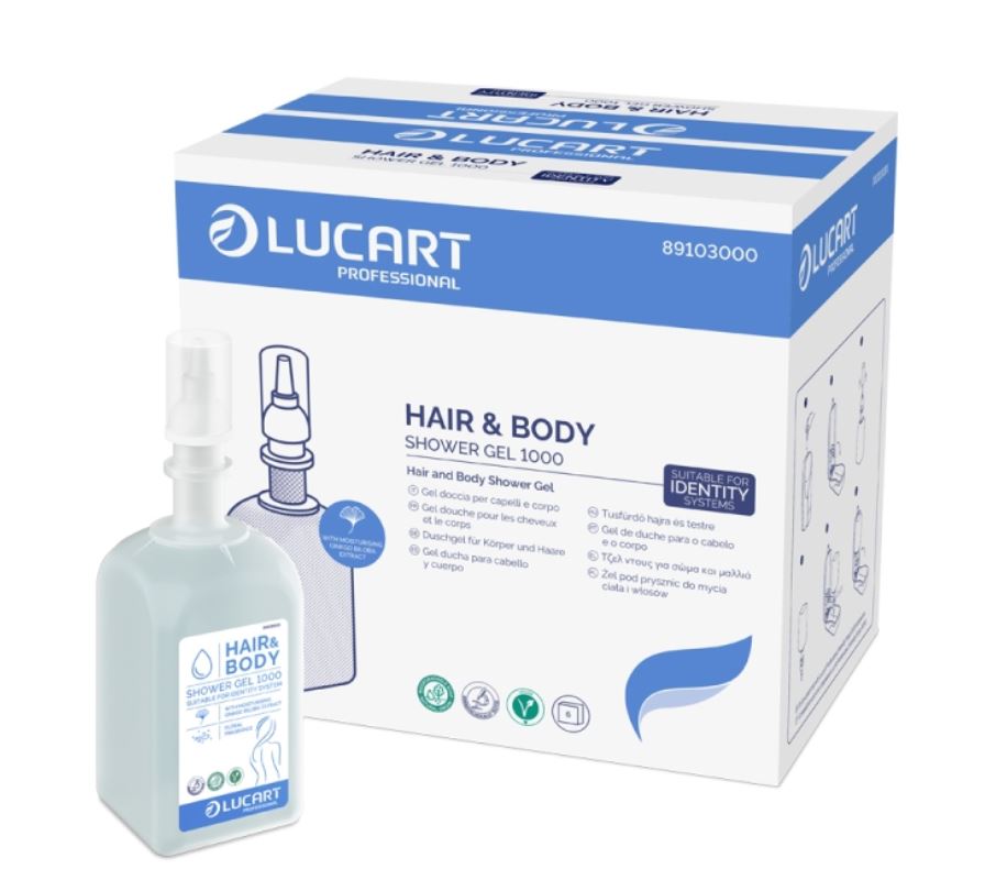 [5528] Identity savon gel cheveux et corps Ecolabel  1L / CT 6
