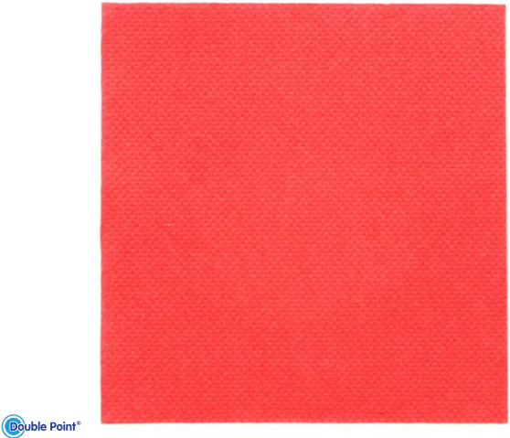 [4667-2400] Serviette Double Point 20x20 couleurs vives / CT 2400 (Rouge)