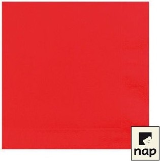 [4667-1800] AP- Serviettes ouate 2p 20x20 couleurs vives / CT 1800 (AP-rouge)
