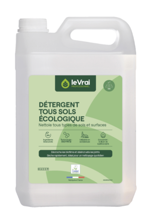 LE VRAI Enzypin détergent sols et multi surfaces Ecolabel 5322 / 5L ♻
