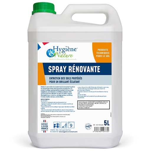 [1090] Spray rénovante hte et basse vitesse / 5L