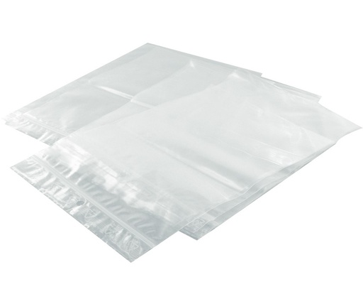 Sachets congélation Zip - bandes blanches - 23 x 32cm  x 100 sacs
