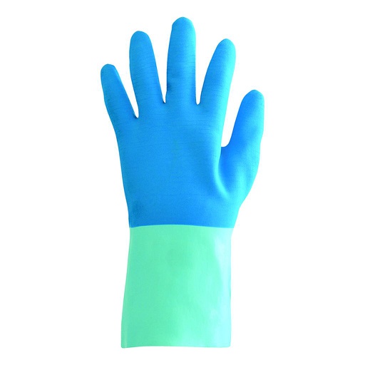 Gants ménage bicolore doublure coton / Paire