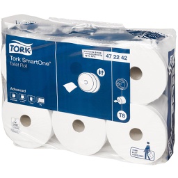 [5093] Papier toilette Tork SmartOne T8 - 910F 2p 472242 / CT 6 rlx