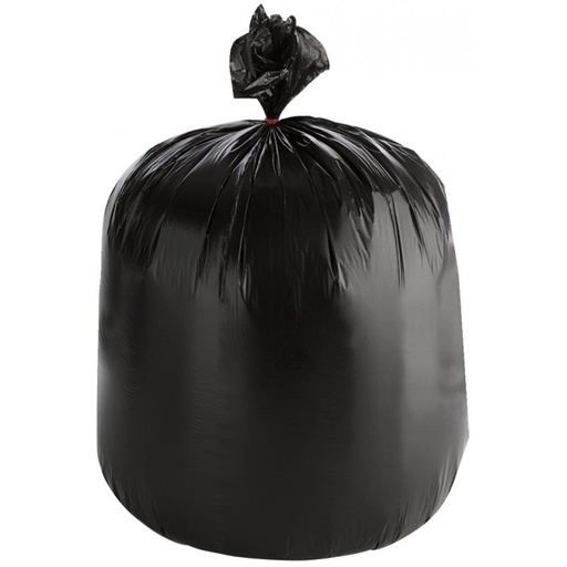 [8020] Sacs poubelles noir 30L PEHD corbeille 10µ / CT 1000