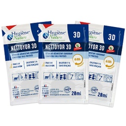 NETTOYOR 3D Nettoyant sol concentré / CT 250x20ml Dosettes