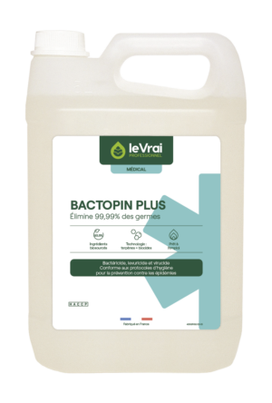 AP - LE VRAI BACTOPIN PLUS 3820 - Désinfectant surfaces virucide prêt à l'emploi / 5L