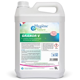 [7013] Lessive liquide Granor V ECOCERT au savon de Marseille / 5L